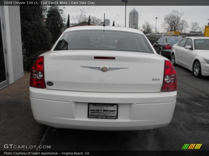 Cool Vanilla White / Dark Slate Gray 2008 Chrysler 300 LX