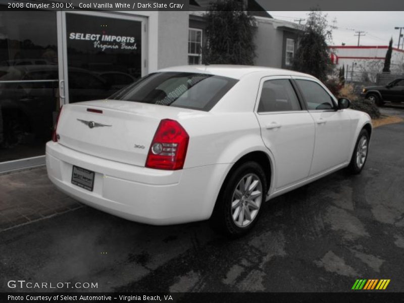 Cool Vanilla White / Dark Slate Gray 2008 Chrysler 300 LX