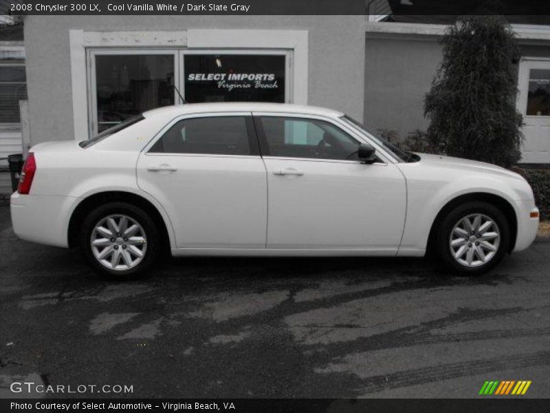 Cool Vanilla White / Dark Slate Gray 2008 Chrysler 300 LX