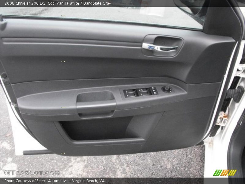 Cool Vanilla White / Dark Slate Gray 2008 Chrysler 300 LX