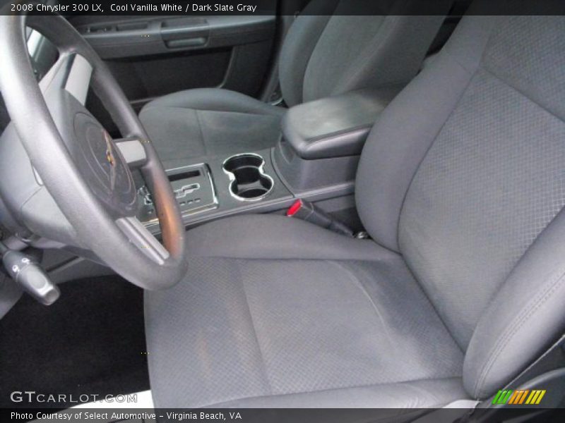 Cool Vanilla White / Dark Slate Gray 2008 Chrysler 300 LX