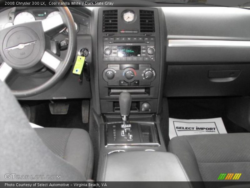 Cool Vanilla White / Dark Slate Gray 2008 Chrysler 300 LX