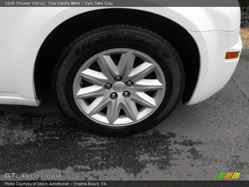 Cool Vanilla White / Dark Slate Gray 2008 Chrysler 300 LX