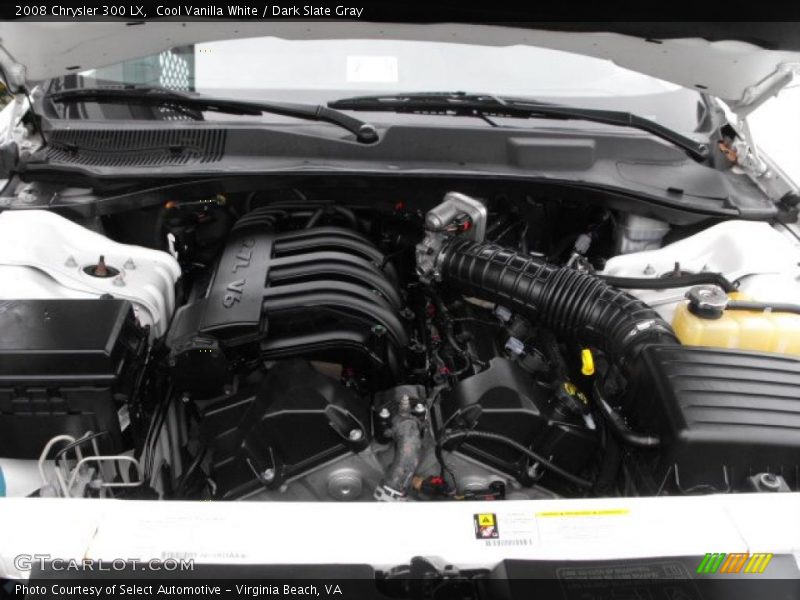 Cool Vanilla White / Dark Slate Gray 2008 Chrysler 300 LX