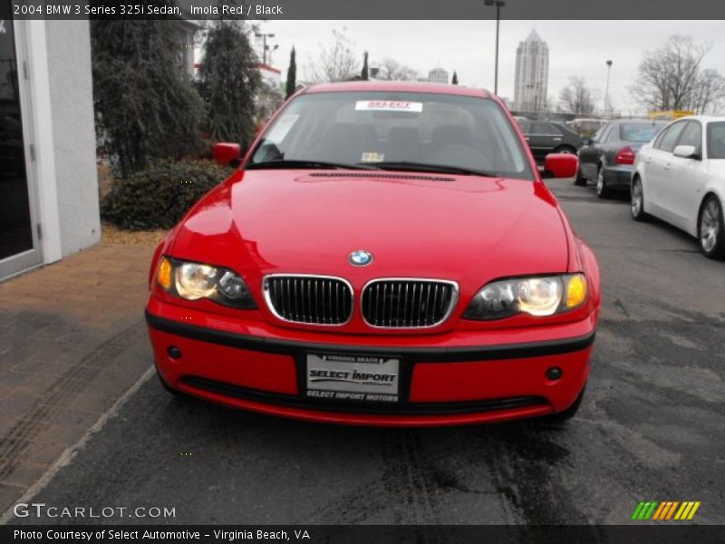 Imola Red / Black 2004 BMW 3 Series 325i Sedan