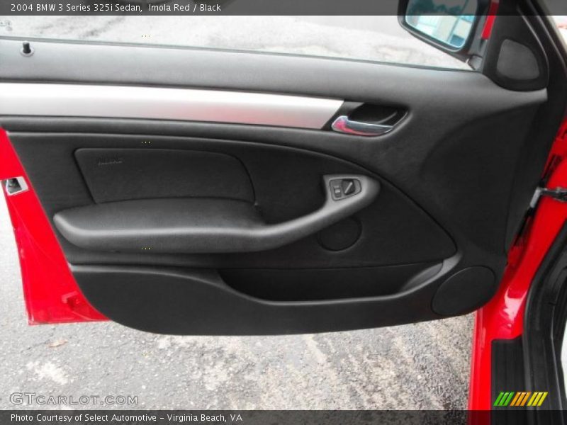 Imola Red / Black 2004 BMW 3 Series 325i Sedan