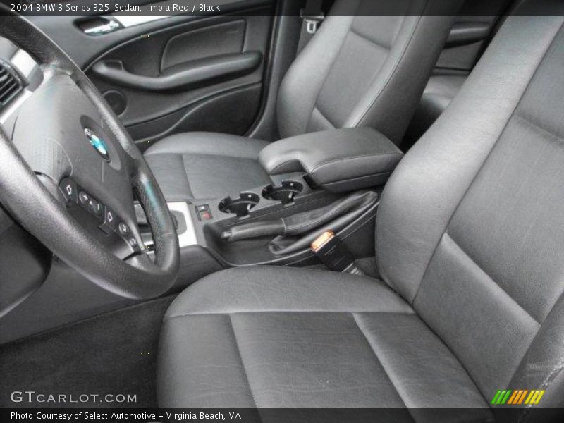 Imola Red / Black 2004 BMW 3 Series 325i Sedan