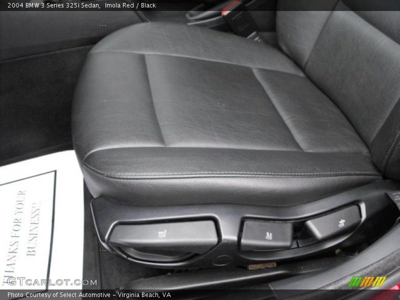 Imola Red / Black 2004 BMW 3 Series 325i Sedan