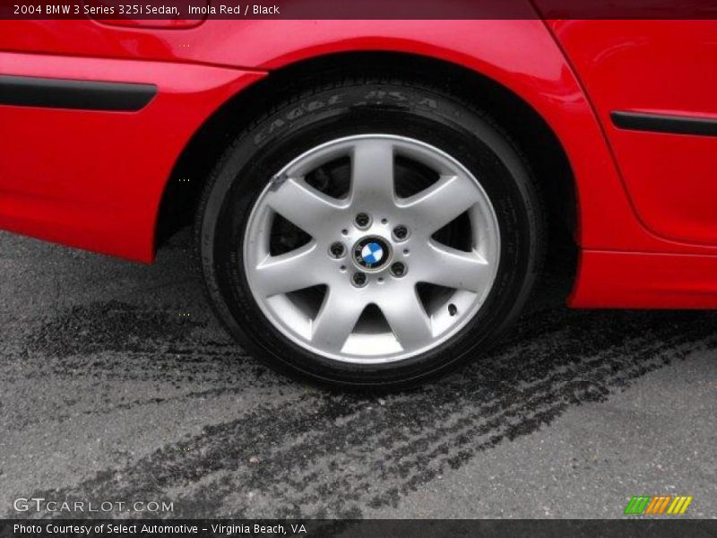 Imola Red / Black 2004 BMW 3 Series 325i Sedan