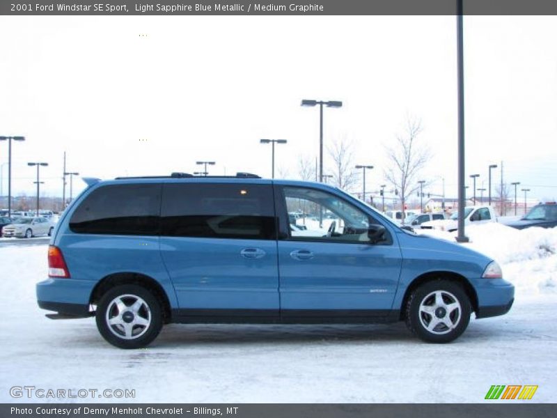 Light Sapphire Blue Metallic / Medium Graphite 2001 Ford Windstar SE Sport