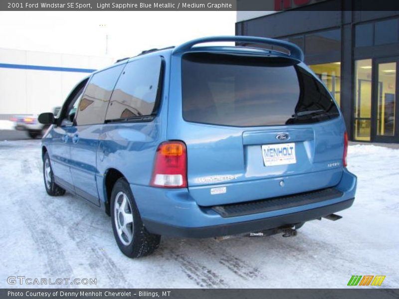 Light Sapphire Blue Metallic / Medium Graphite 2001 Ford Windstar SE Sport