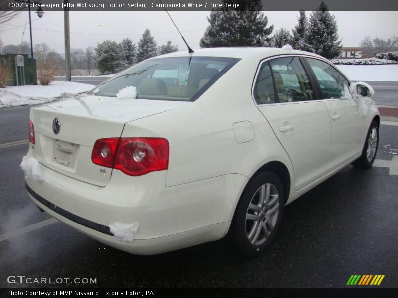 Campanella White / Pure Beige 2007 Volkswagen Jetta Wolfsburg Edition Sedan