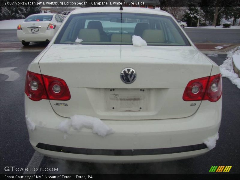 Campanella White / Pure Beige 2007 Volkswagen Jetta Wolfsburg Edition Sedan