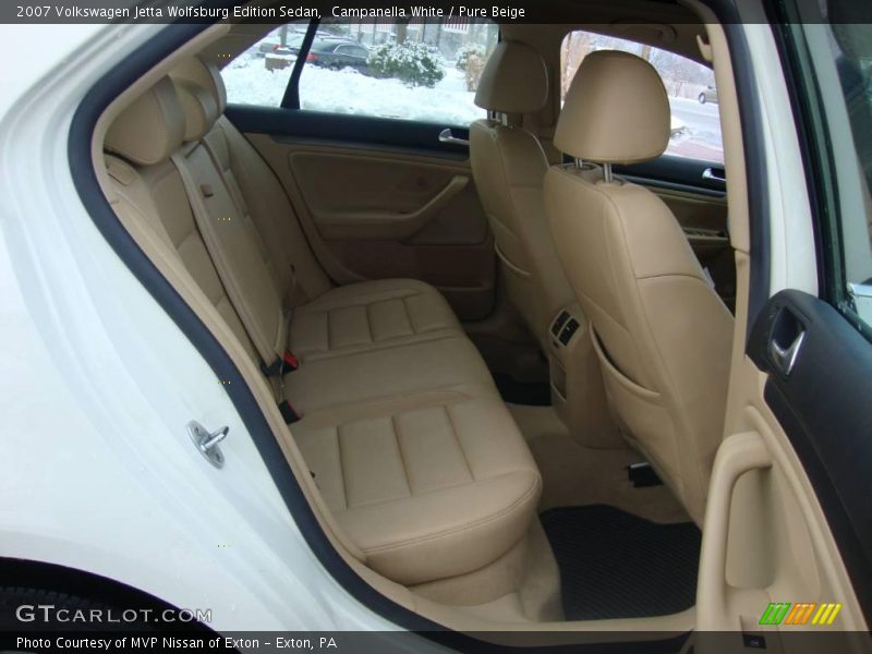 Campanella White / Pure Beige 2007 Volkswagen Jetta Wolfsburg Edition Sedan