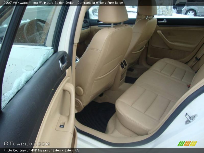 Campanella White / Pure Beige 2007 Volkswagen Jetta Wolfsburg Edition Sedan