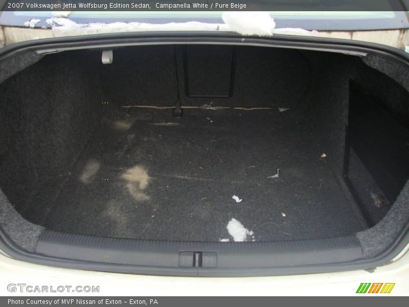 Campanella White / Pure Beige 2007 Volkswagen Jetta Wolfsburg Edition Sedan