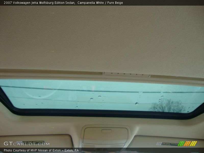 Campanella White / Pure Beige 2007 Volkswagen Jetta Wolfsburg Edition Sedan