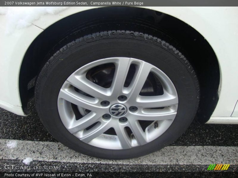Campanella White / Pure Beige 2007 Volkswagen Jetta Wolfsburg Edition Sedan