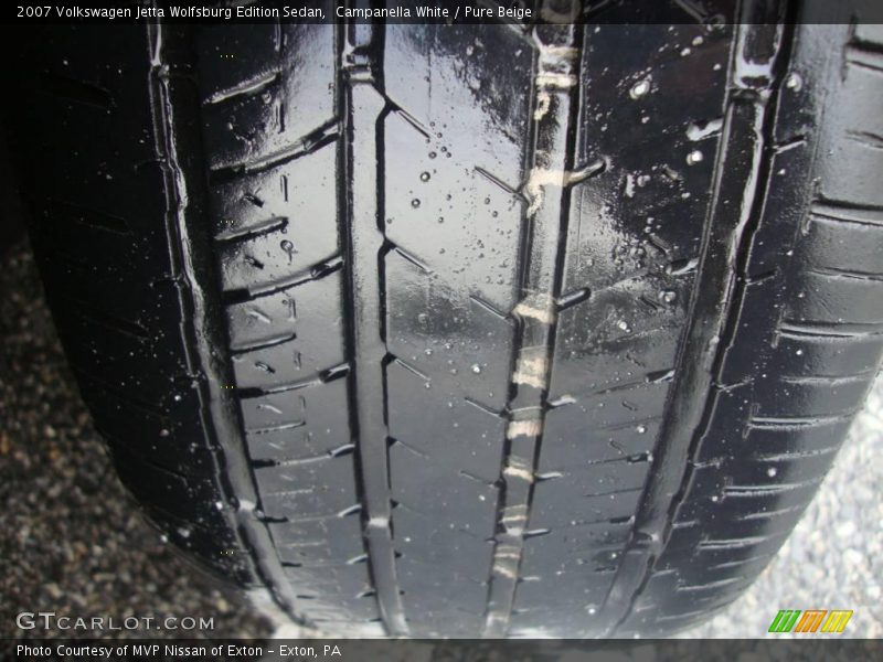 Campanella White / Pure Beige 2007 Volkswagen Jetta Wolfsburg Edition Sedan