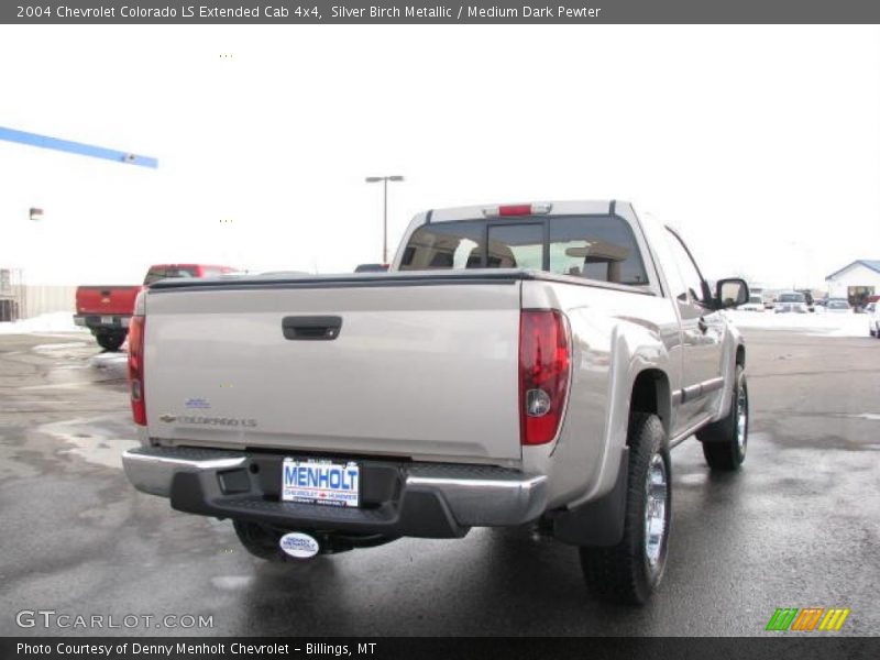 Silver Birch Metallic / Medium Dark Pewter 2004 Chevrolet Colorado LS Extended Cab 4x4