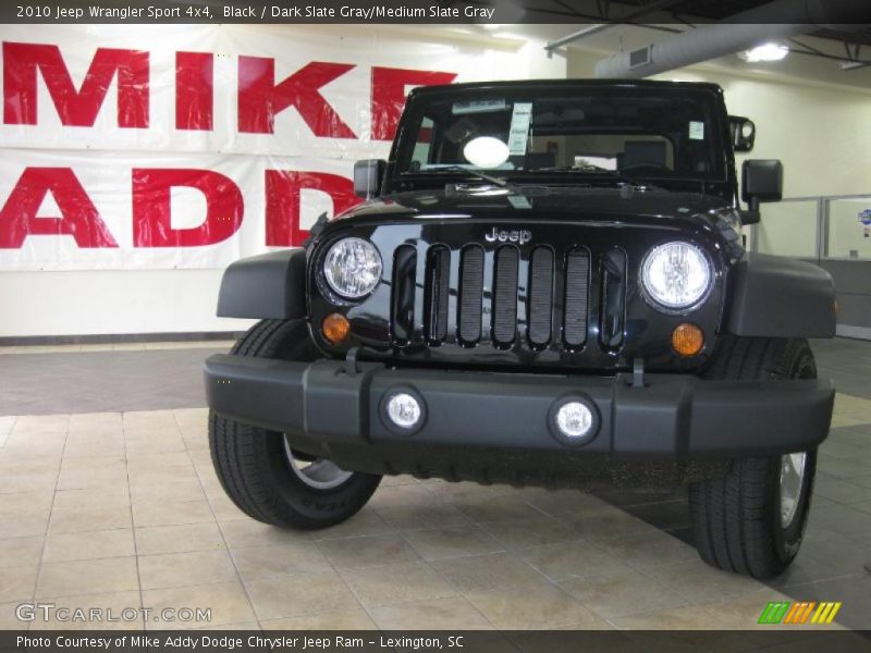 Black / Dark Slate Gray/Medium Slate Gray 2010 Jeep Wrangler Sport 4x4
