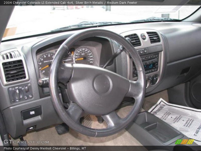 Silver Birch Metallic / Medium Dark Pewter 2004 Chevrolet Colorado LS Extended Cab 4x4