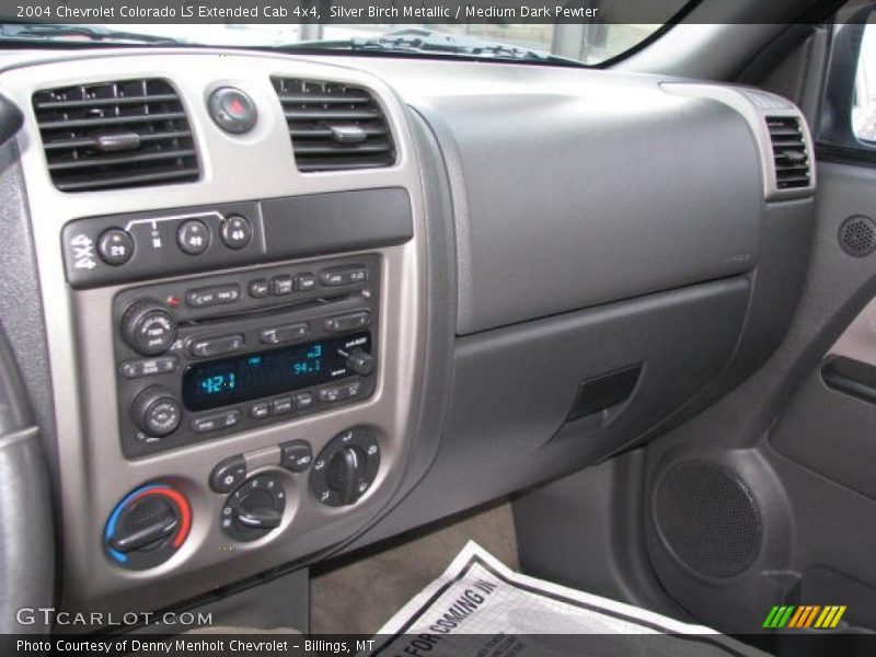 Silver Birch Metallic / Medium Dark Pewter 2004 Chevrolet Colorado LS Extended Cab 4x4