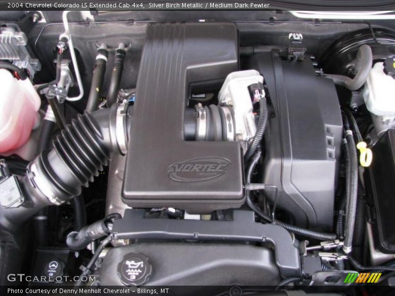 Silver Birch Metallic / Medium Dark Pewter 2004 Chevrolet Colorado LS Extended Cab 4x4