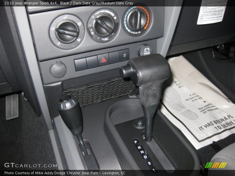 Black / Dark Slate Gray/Medium Slate Gray 2010 Jeep Wrangler Sport 4x4