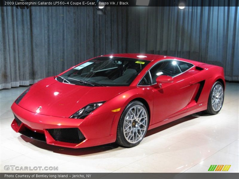 Rosso Vik / Black 2009 Lamborghini Gallardo LP560-4 Coupe E-Gear