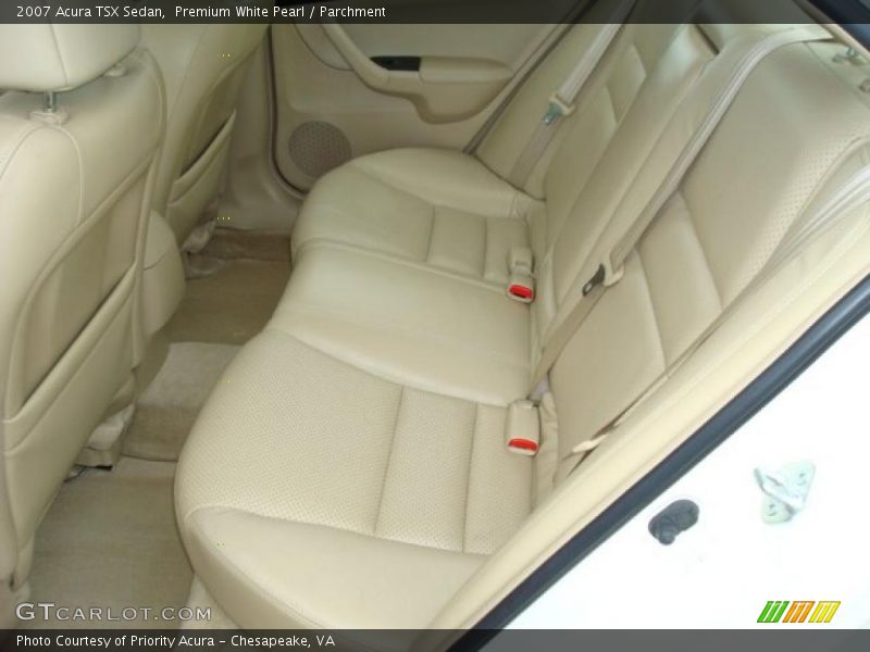 Premium White Pearl / Parchment 2007 Acura TSX Sedan