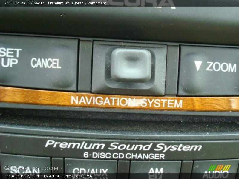 Premium White Pearl / Parchment 2007 Acura TSX Sedan