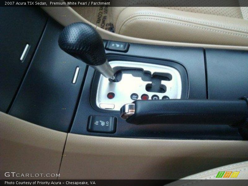 Premium White Pearl / Parchment 2007 Acura TSX Sedan