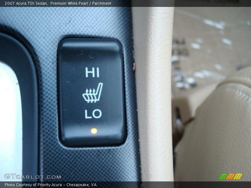 Premium White Pearl / Parchment 2007 Acura TSX Sedan