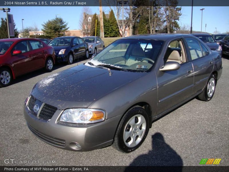 Radium Gray / Taupe 2004 Nissan Sentra 1.8 S