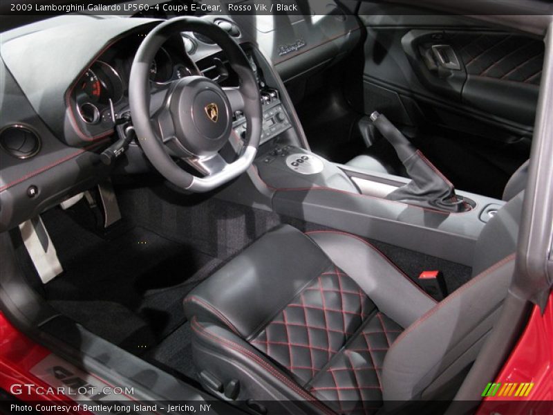 Rosso Vik / Black 2009 Lamborghini Gallardo LP560-4 Coupe E-Gear