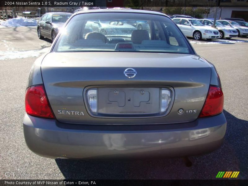 Radium Gray / Taupe 2004 Nissan Sentra 1.8 S