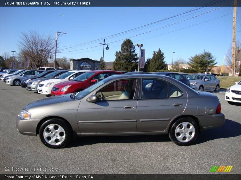 Radium Gray / Taupe 2004 Nissan Sentra 1.8 S