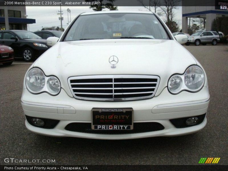 Alabaster White / Ash 2006 Mercedes-Benz C 230 Sport