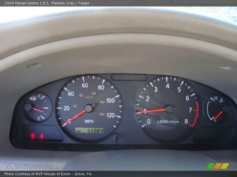 Radium Gray / Taupe 2004 Nissan Sentra 1.8 S