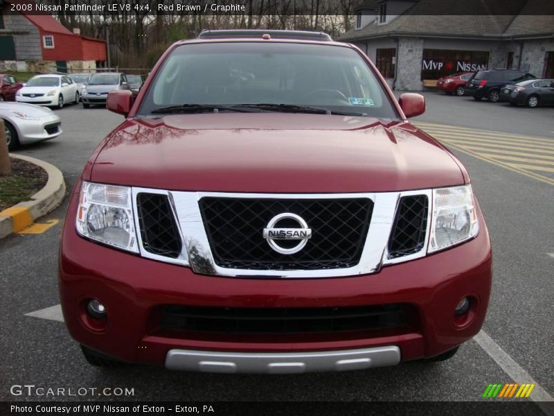 Red Brawn / Graphite 2008 Nissan Pathfinder LE V8 4x4
