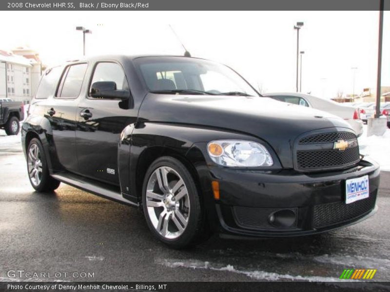 Black / Ebony Black/Red 2008 Chevrolet HHR SS