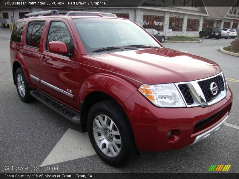 Red Brawn / Graphite 2008 Nissan Pathfinder LE V8 4x4