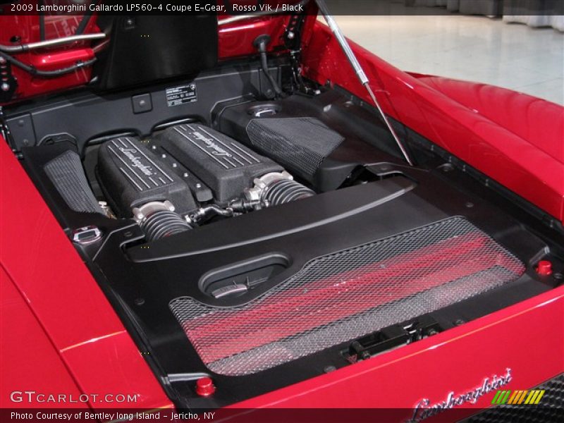 Rosso Vik / Black 2009 Lamborghini Gallardo LP560-4 Coupe E-Gear