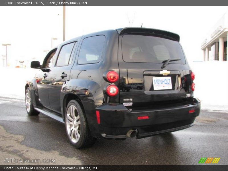 Black / Ebony Black/Red 2008 Chevrolet HHR SS