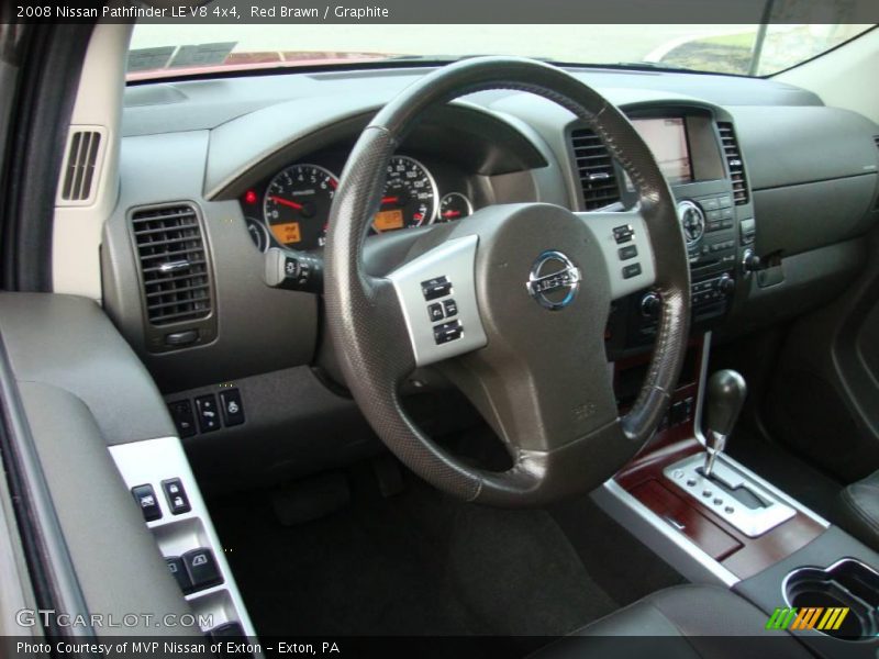 Red Brawn / Graphite 2008 Nissan Pathfinder LE V8 4x4