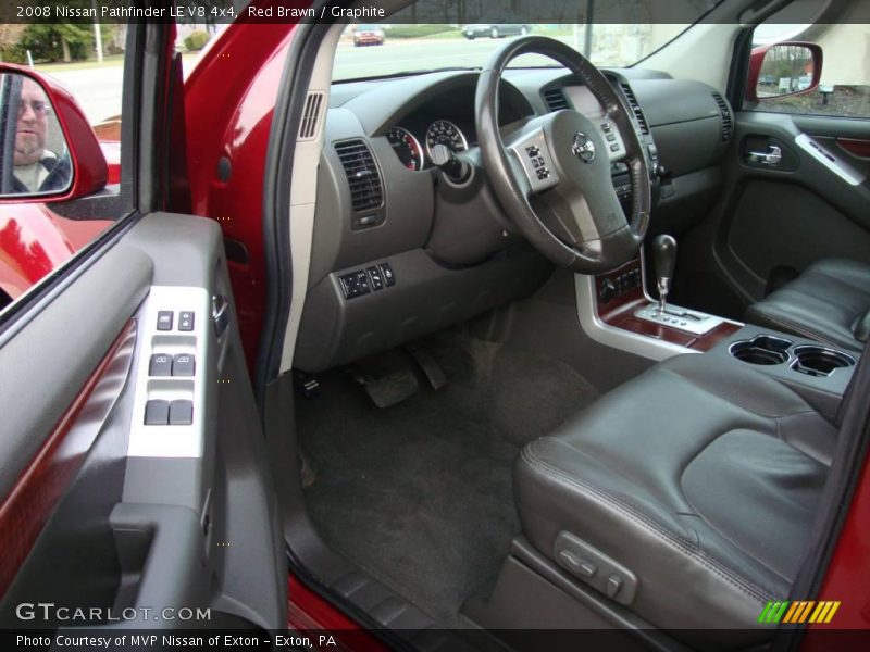 Red Brawn / Graphite 2008 Nissan Pathfinder LE V8 4x4