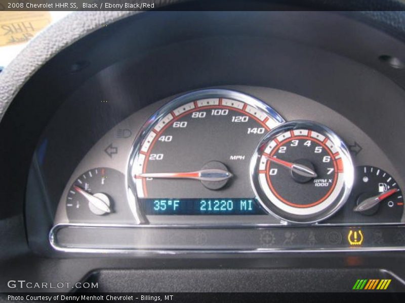 Black / Ebony Black/Red 2008 Chevrolet HHR SS