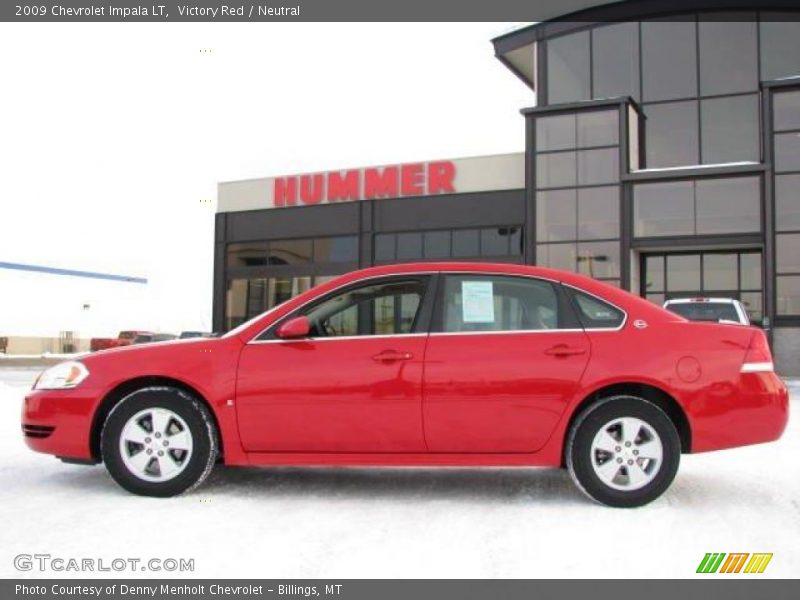 Victory Red / Neutral 2009 Chevrolet Impala LT