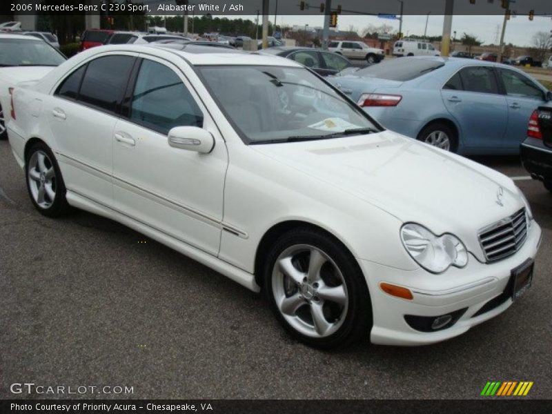 Alabaster White / Ash 2006 Mercedes-Benz C 230 Sport
